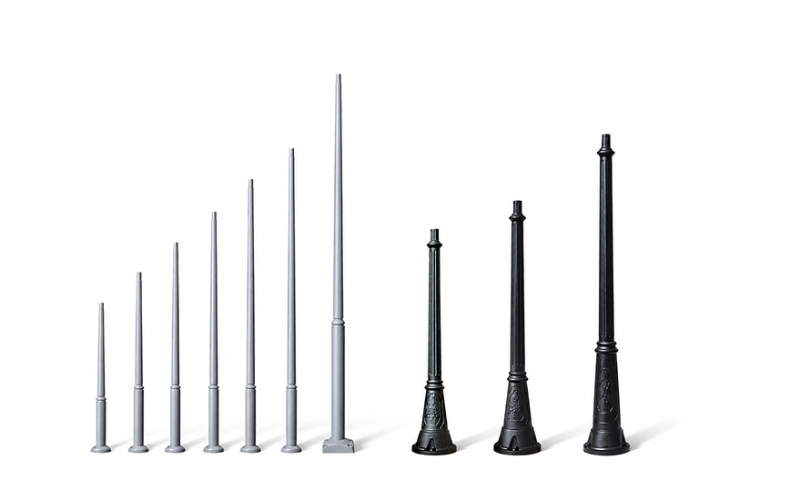 Pole heights